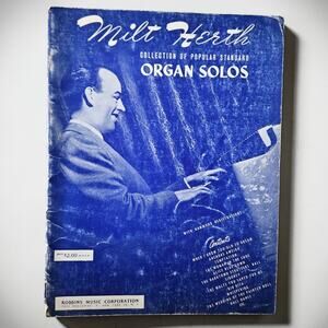 Vintage 1942 Milt Herth Collection Popular Standard Organ Solos Robbins 925